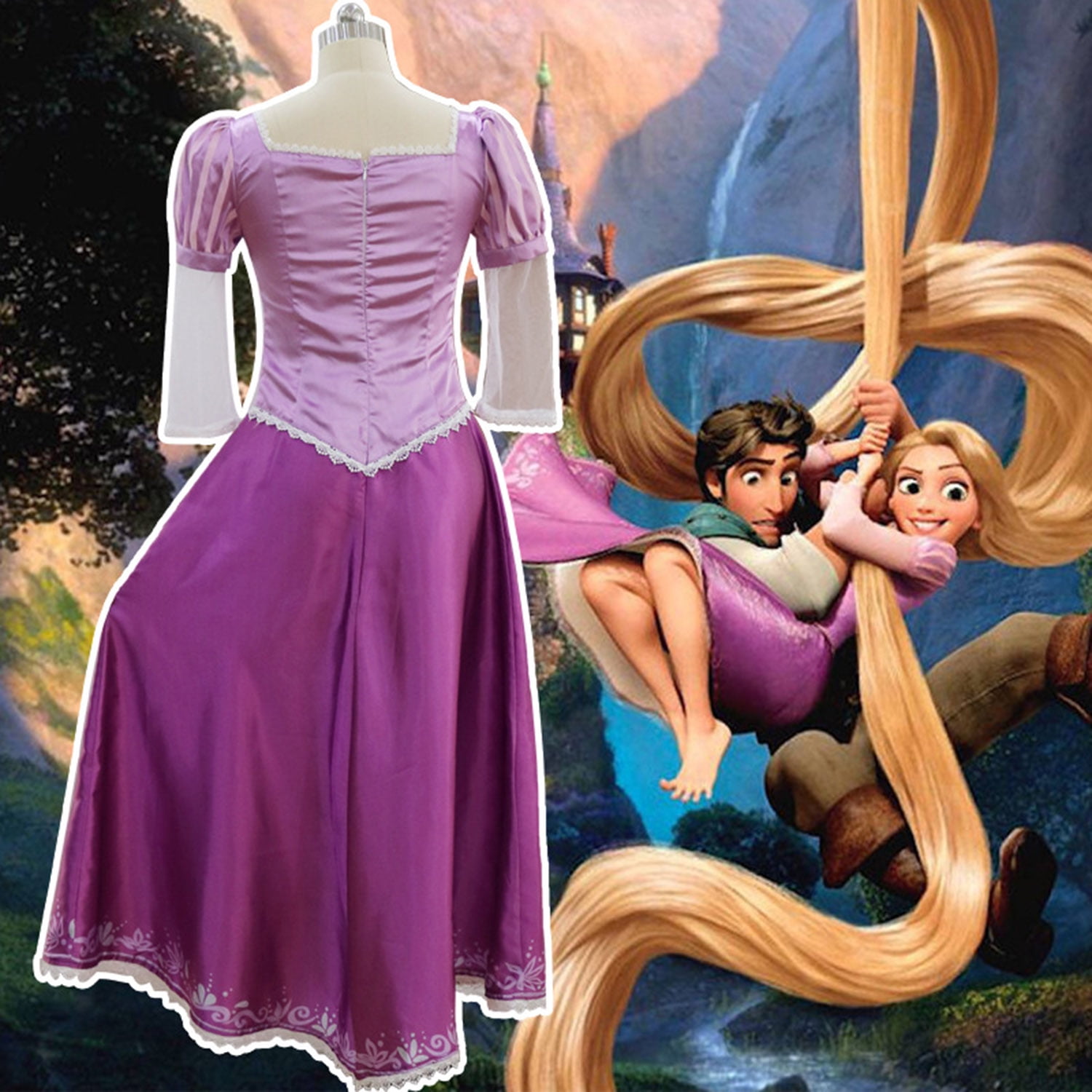 tangled rapunzel dress